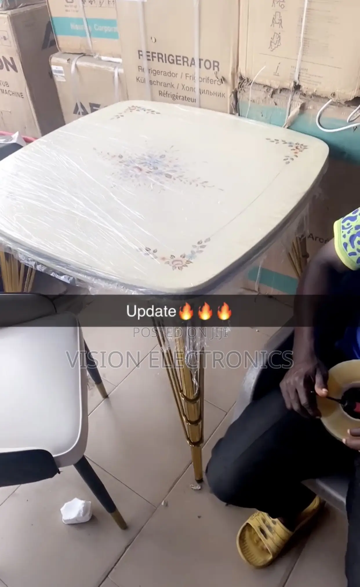 Marble 4 Seater Dining Set