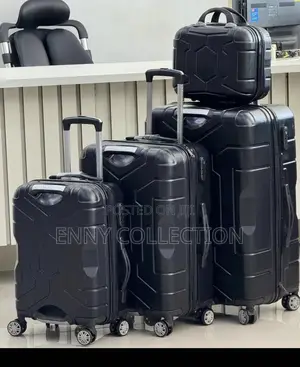 Set of 4 Rubber Luggage Travel Box