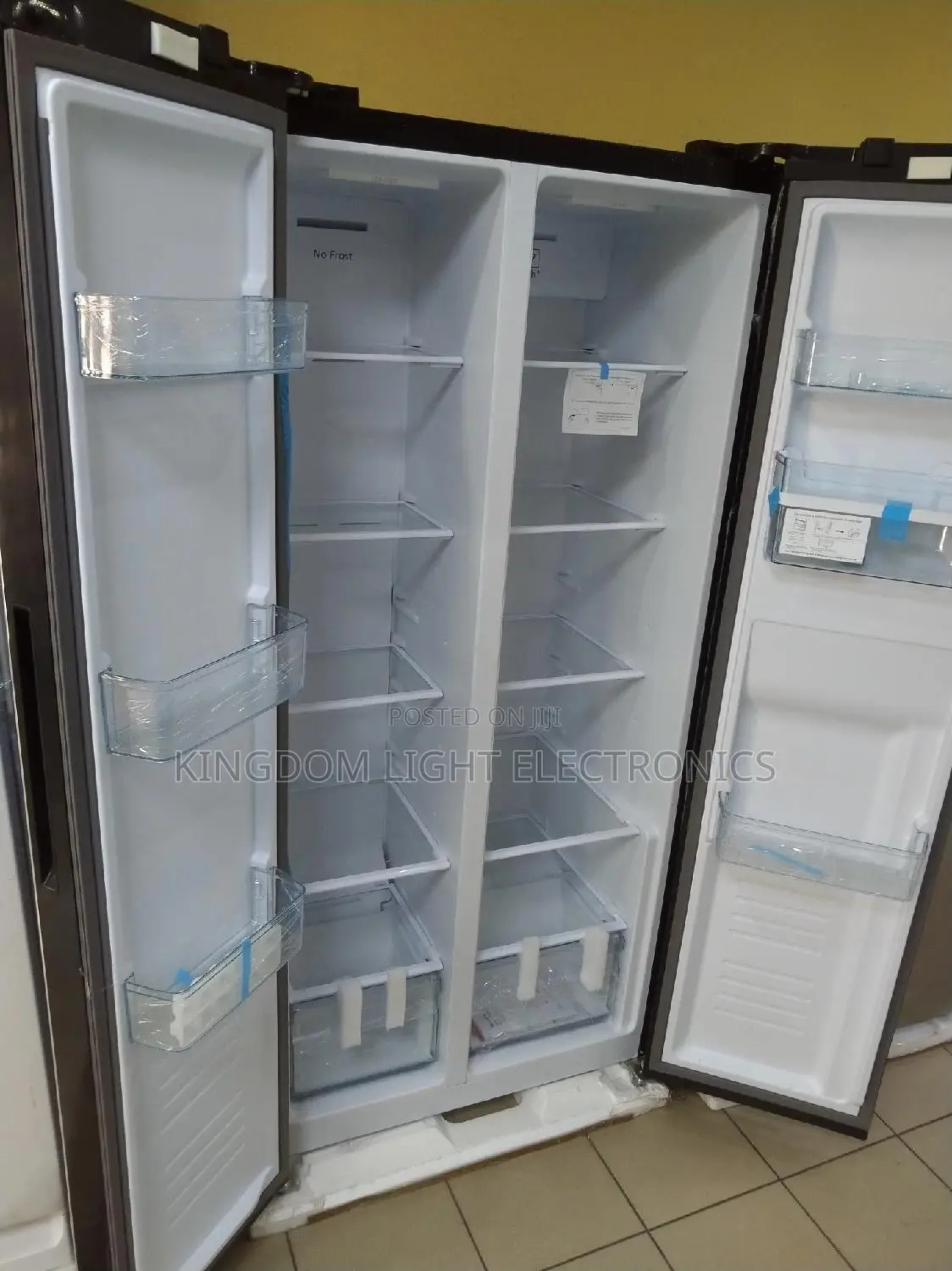 Inverter Polystar Mirror Side by Side Refrigerator.