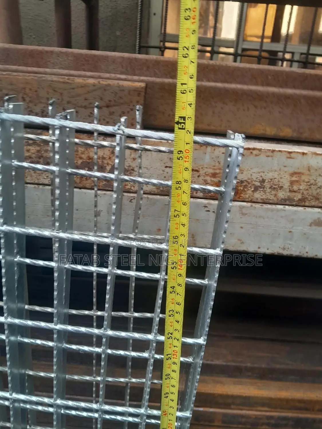 Grating Mesh Galvanise 100/50
