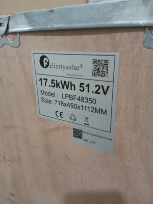 17.5kwh 51.2v Felicity Lithium Batteries Available.