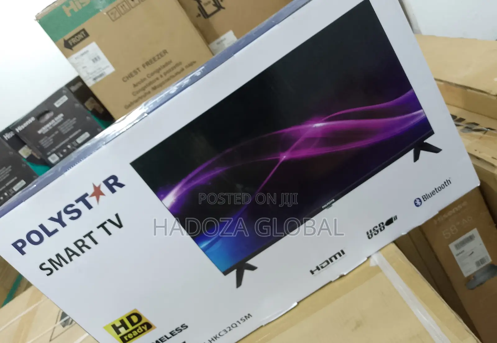 Polystar 32"Android Smart Tv -pv-hkc32q1sm-best Quality