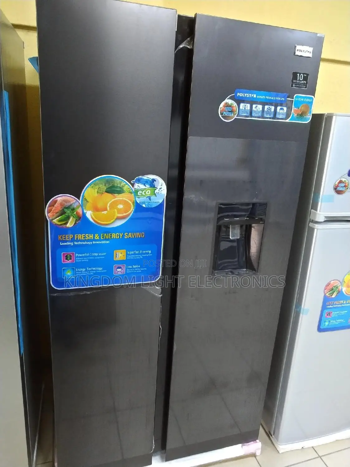 Polystar Inverter Side By Side Refrigerator