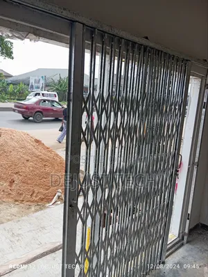 Security Galvanize Collapsible Door