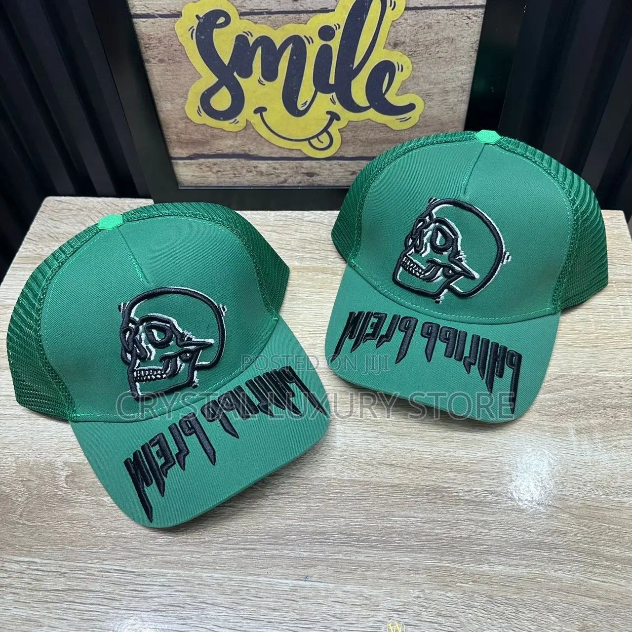 Top Quality Luxury Men Face Cap