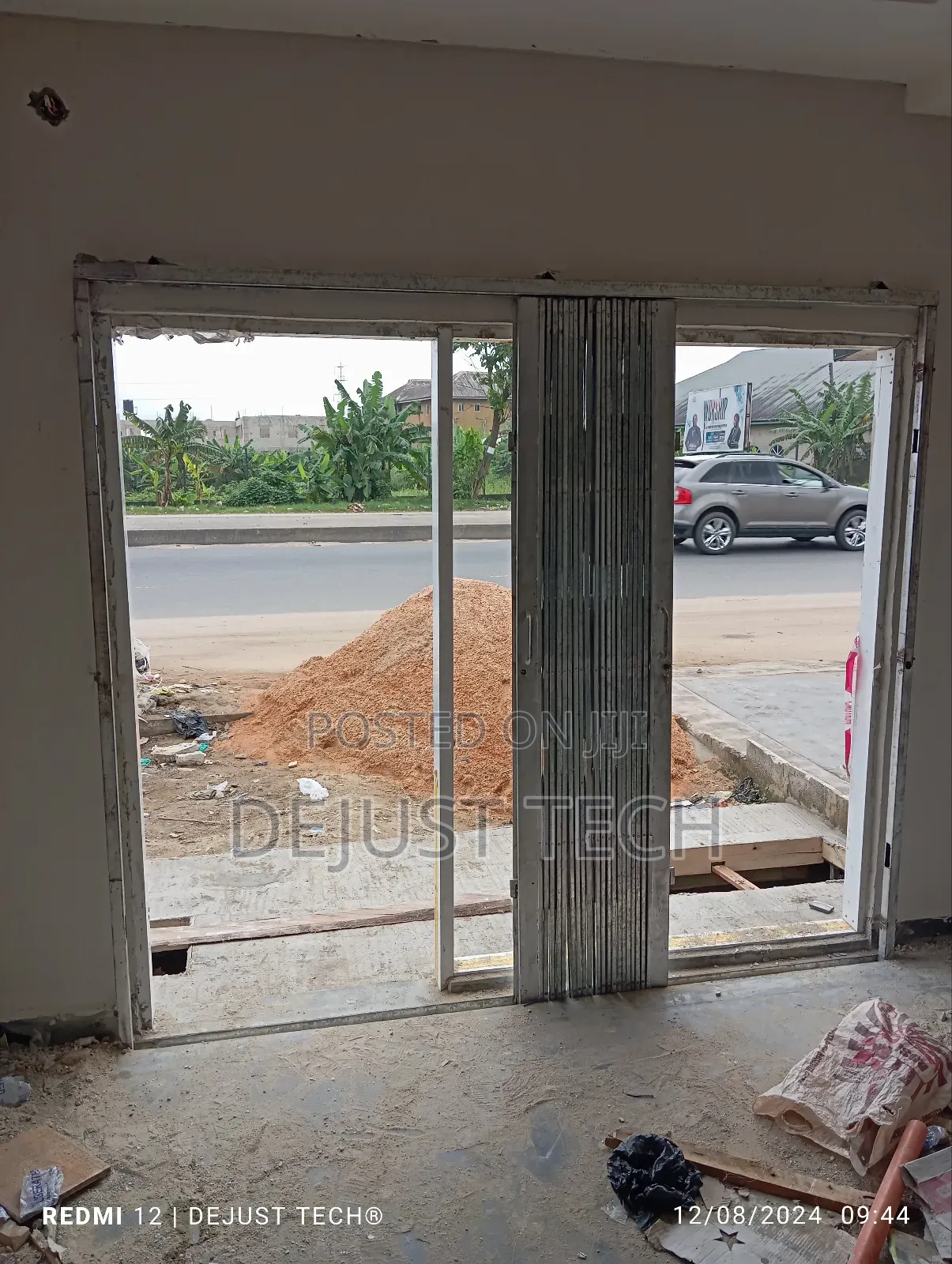 Security Galvanize Collapsible Door