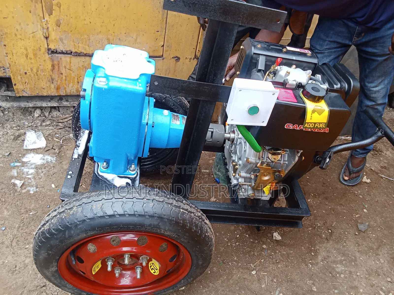 Water Pump With Engine