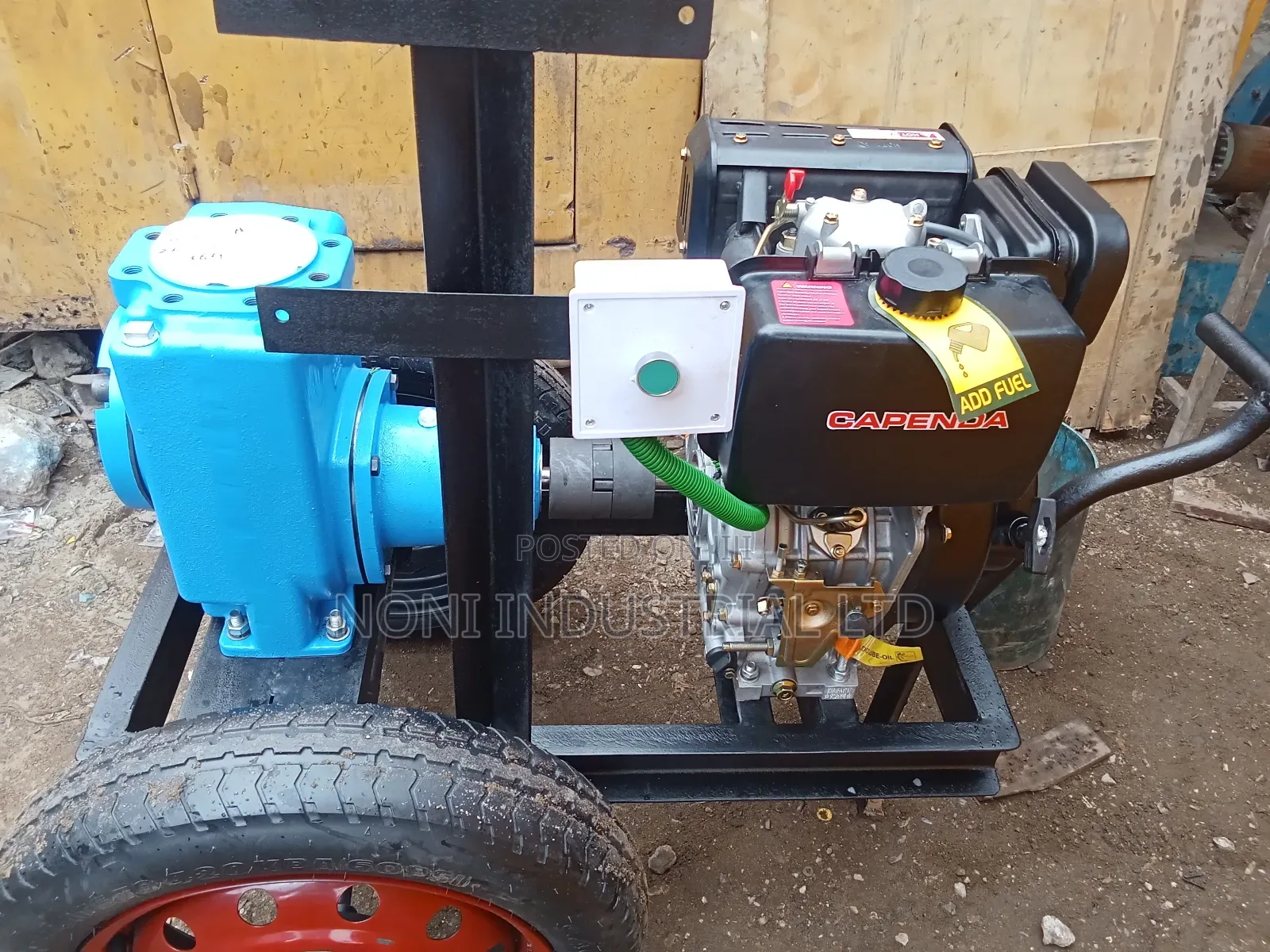 Water Pump With Engine
