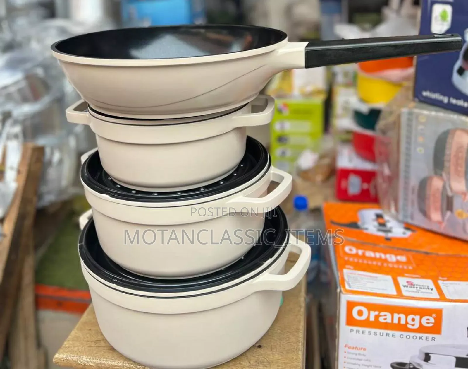 Quality Cast Cookware Aluminum Set/Pot Set (7pcs)