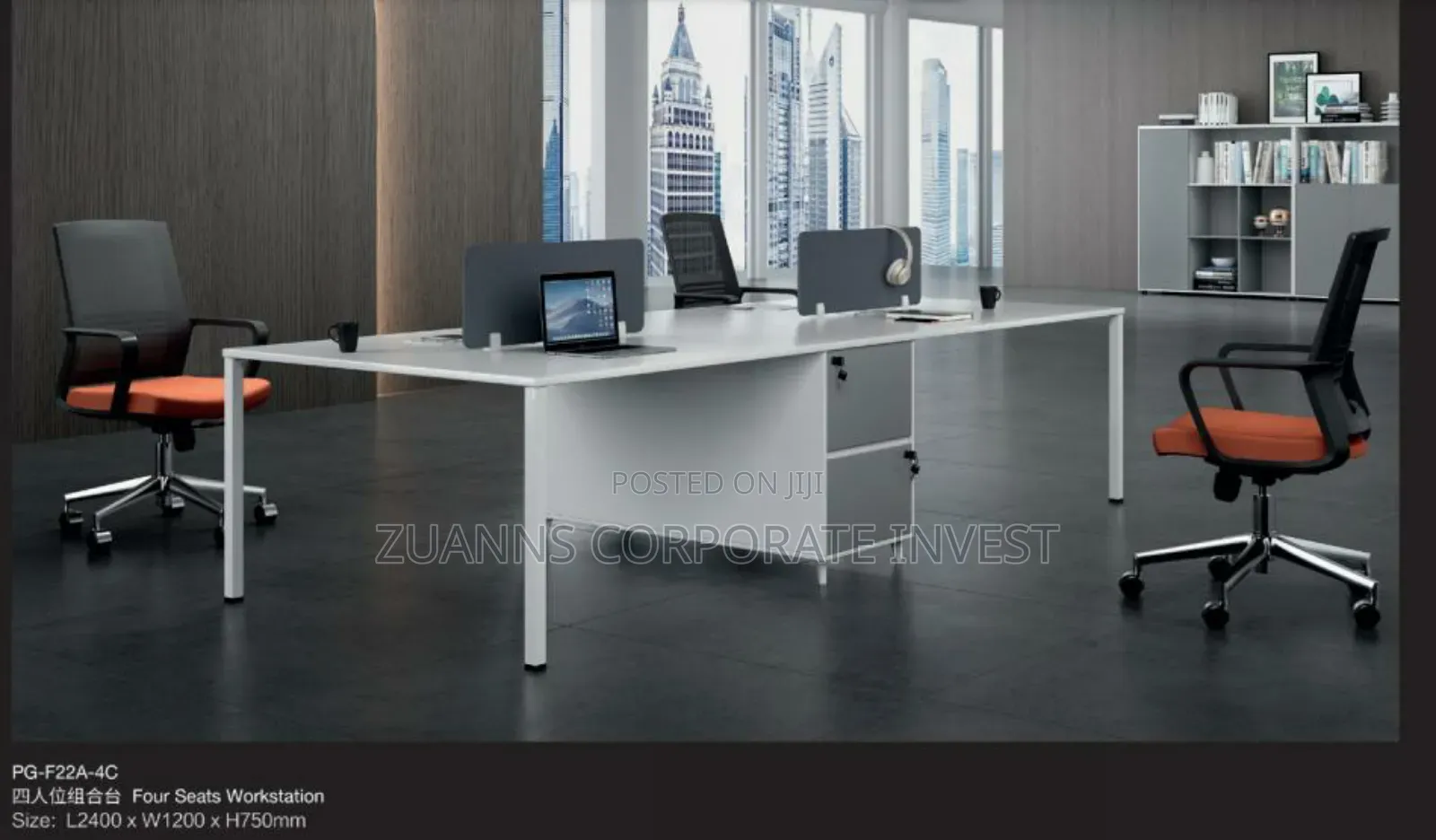 Elegant Workstation By 4 Seaters