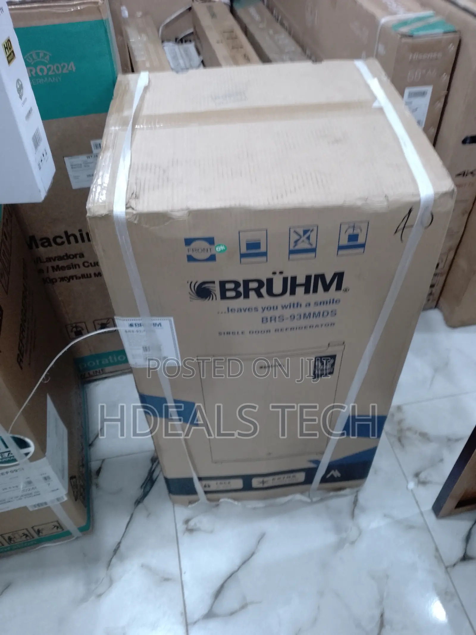 Popular Bruhm Single Door Refrigerator - 90 Litres 
