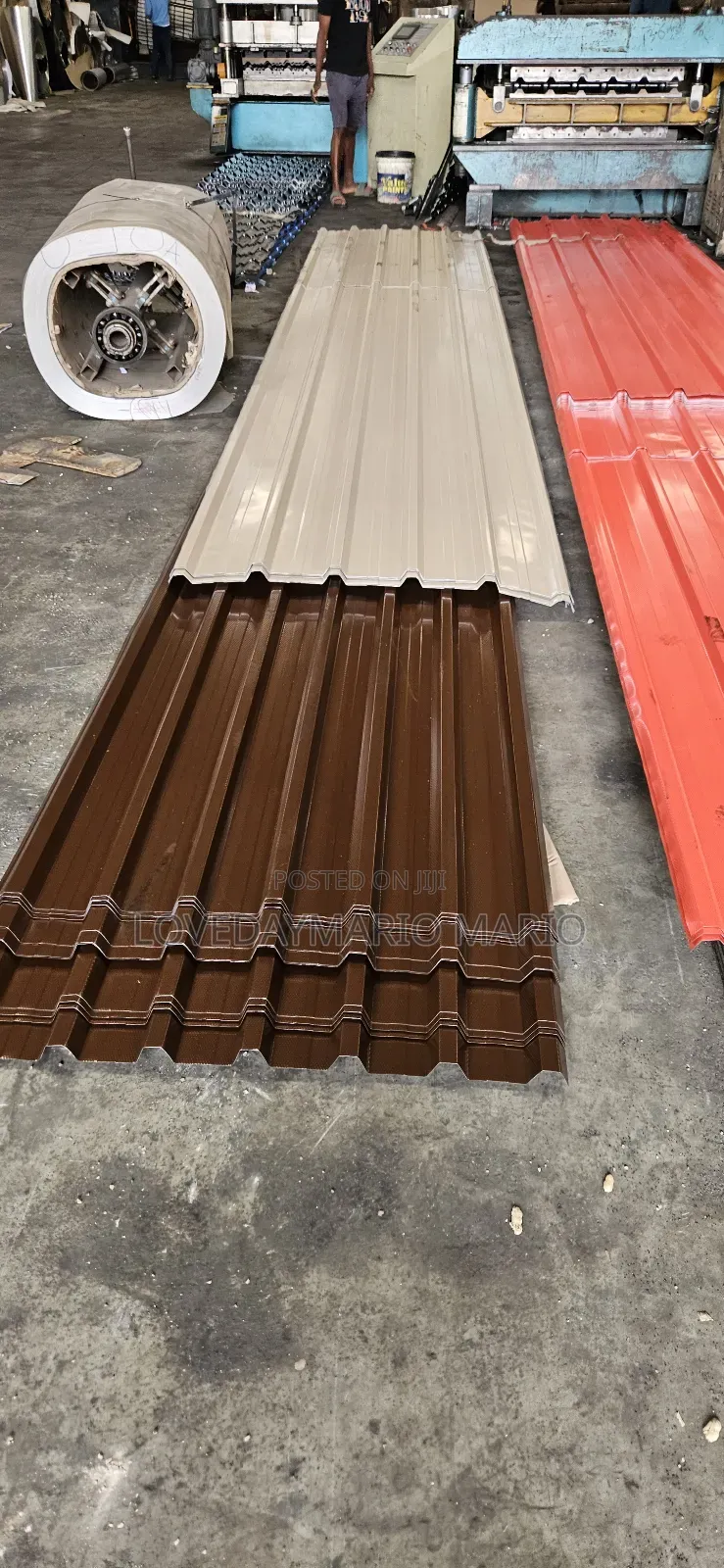 Aluminium Roofing Sheet Nutbrown