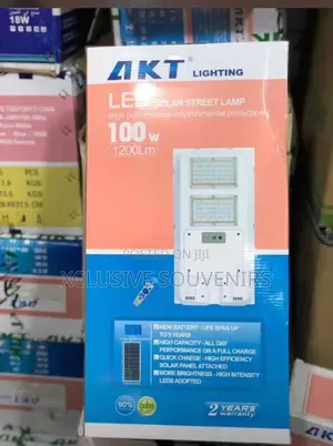 100watt Original AKT Led Solar Street Lamp With Remote