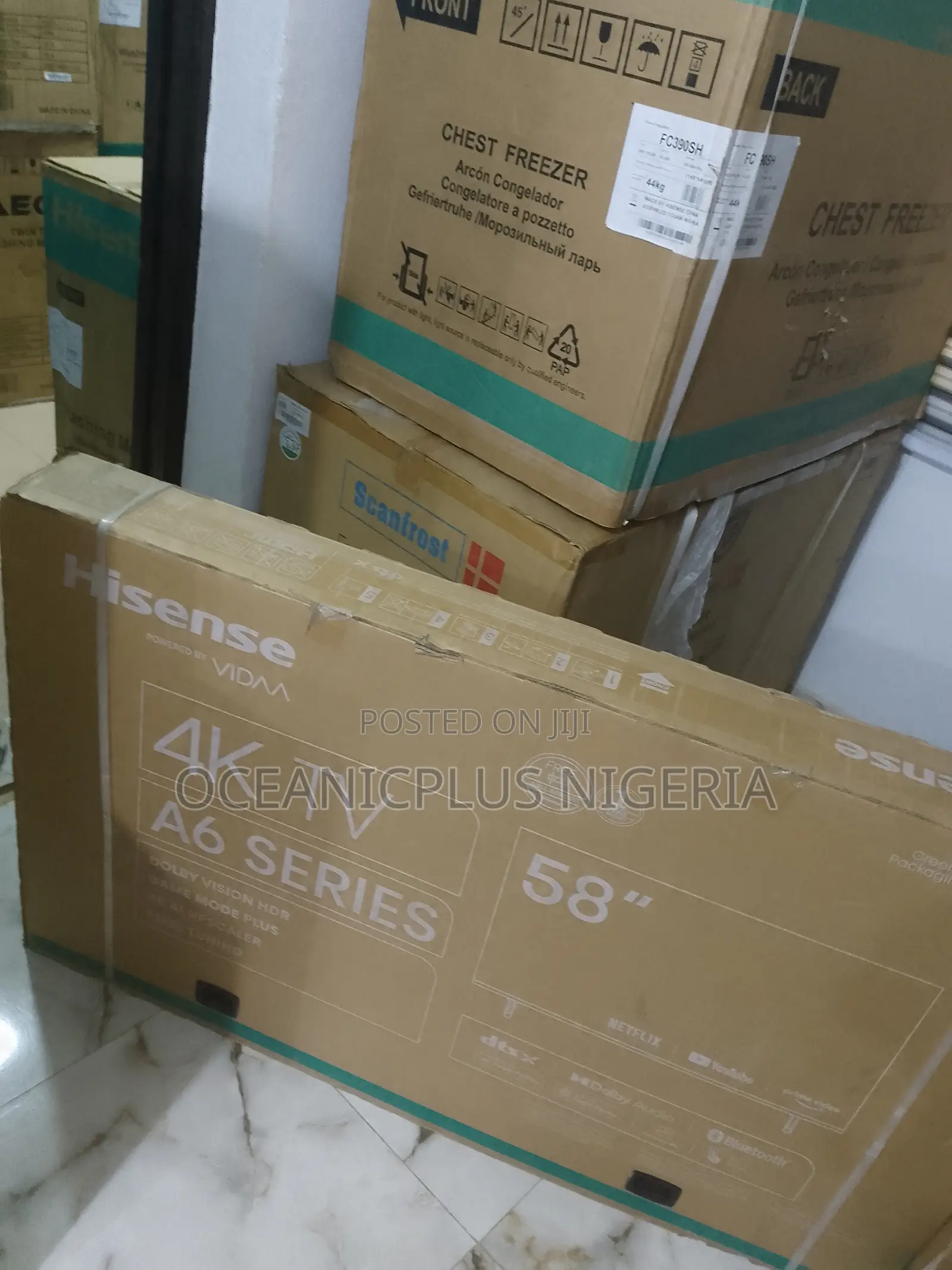 New in Hisense 58inches Smart Television