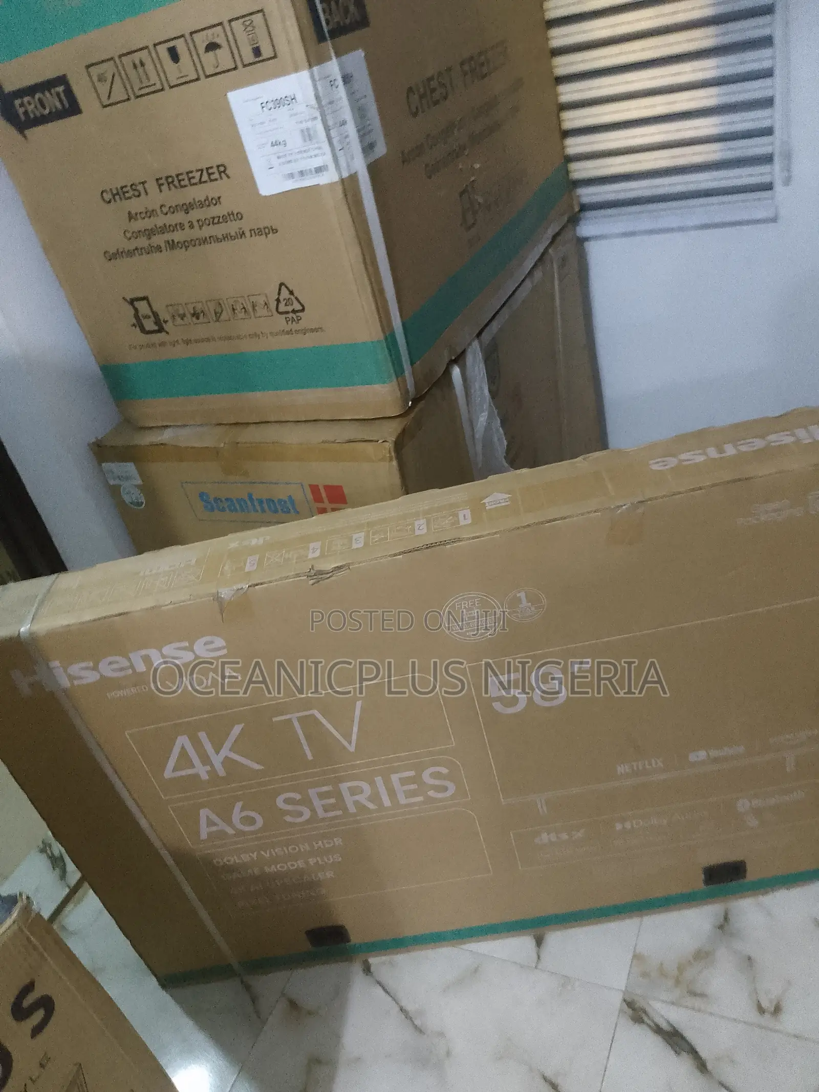 New in Hisense 58inches Smart Television