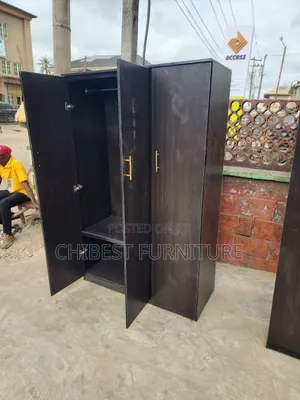Wooden Three Door Wardrobe Made With Imported HDF Wood