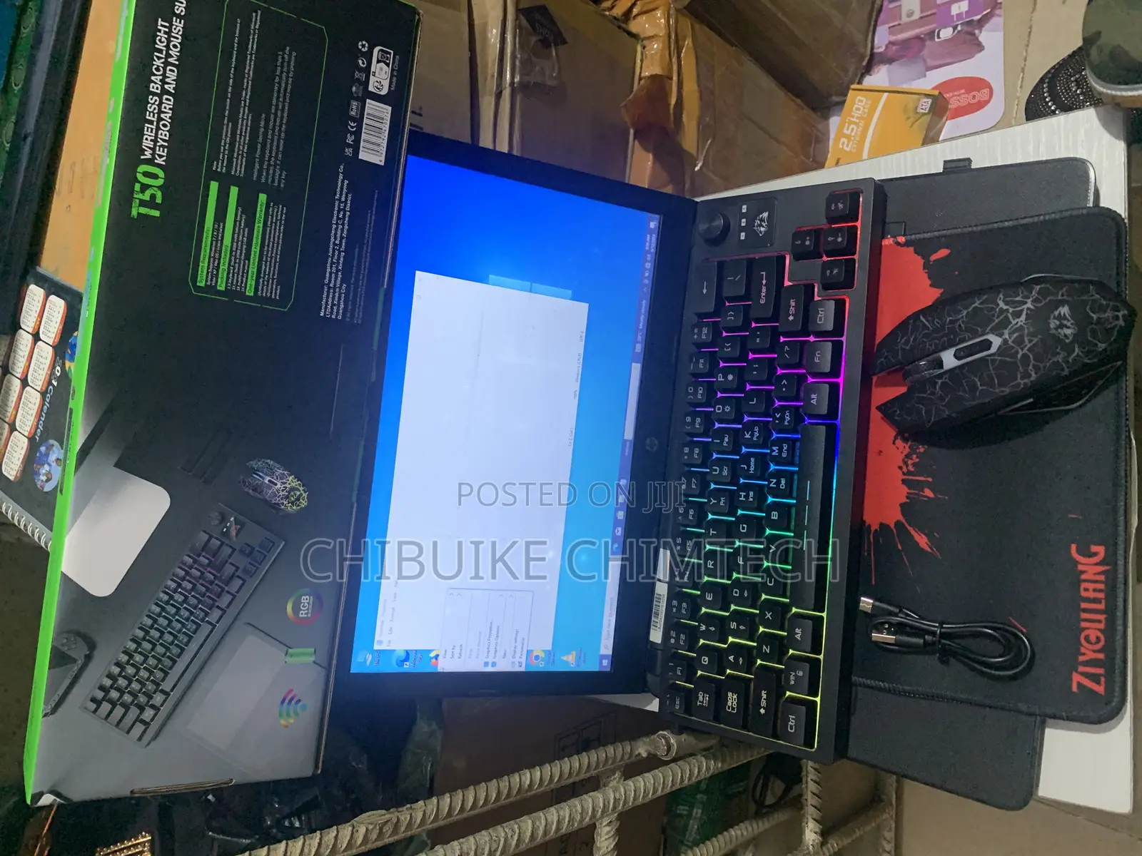 T50 Ziyoulang Wireless Gaming Keyboard and Mouse RGB