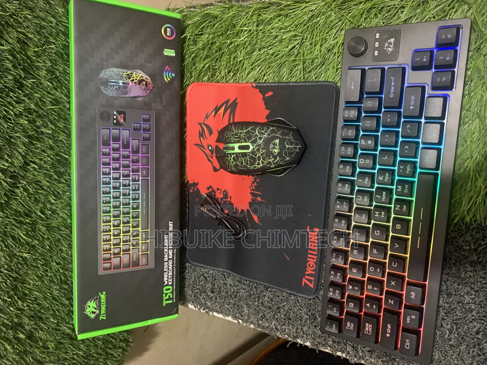 T50 Ziyoulang Wireless Gaming Keyboard and Mouse RGB