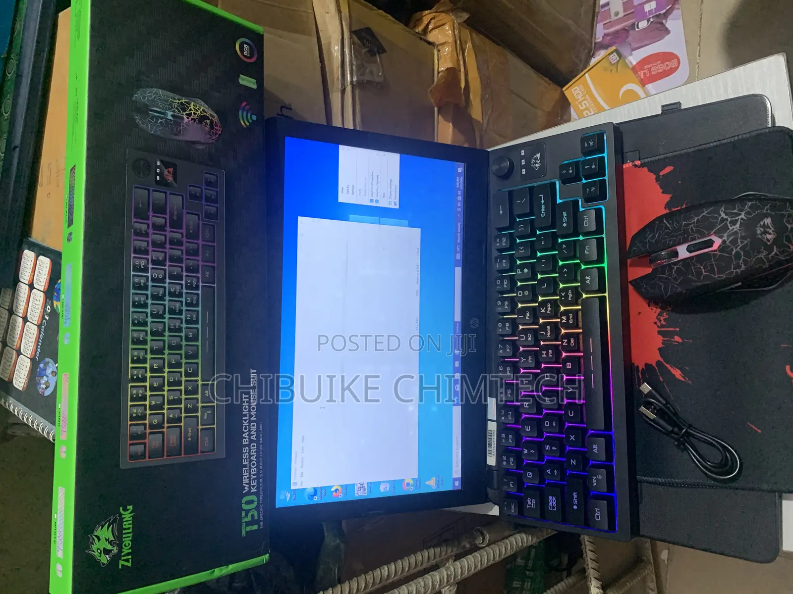 T50 Ziyoulang Wireless Gaming Keyboard and Mouse RGB