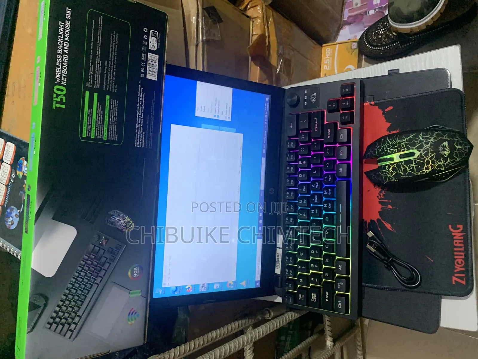 T50 Ziyoulang Wireless Gaming Keyboard and Mouse RGB