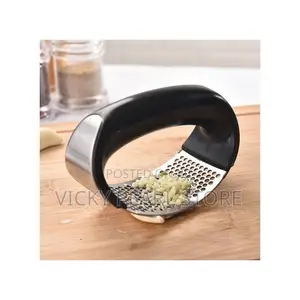 Kitchen Garlic Press Stainless Garlic Crusher Chopper