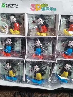 3D Character Erasers (Pack of 36)