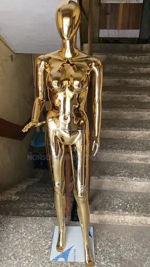 R1 Size 10 Gold Chrome Female Mannequin