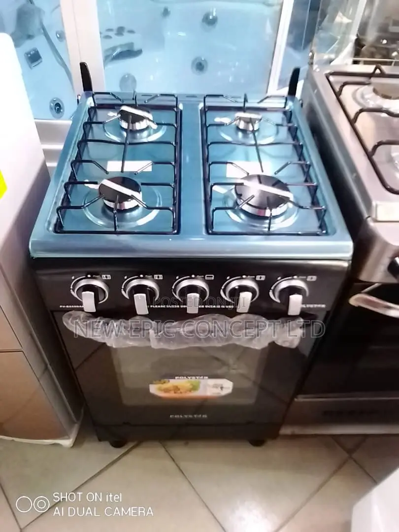 4 Burner and Oven Standing Gas Cooker