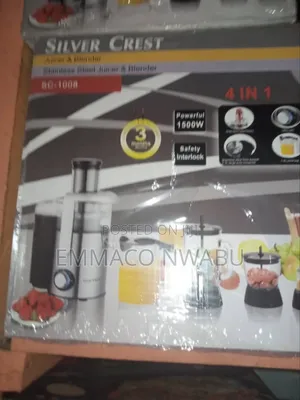 Silvercrest 4 in 1 Juicer,Blender,Grinder Meat Chopp 1500W