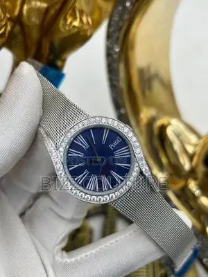 Original Piaget Lady Blue Dail Silver Chain Watch in Store