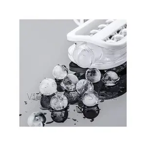 2in1 Creative Ice Cube Ball Freeze Molds Bottle-White