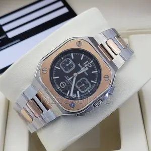 Original Bells Ross Chronograph Silver Chain Watch