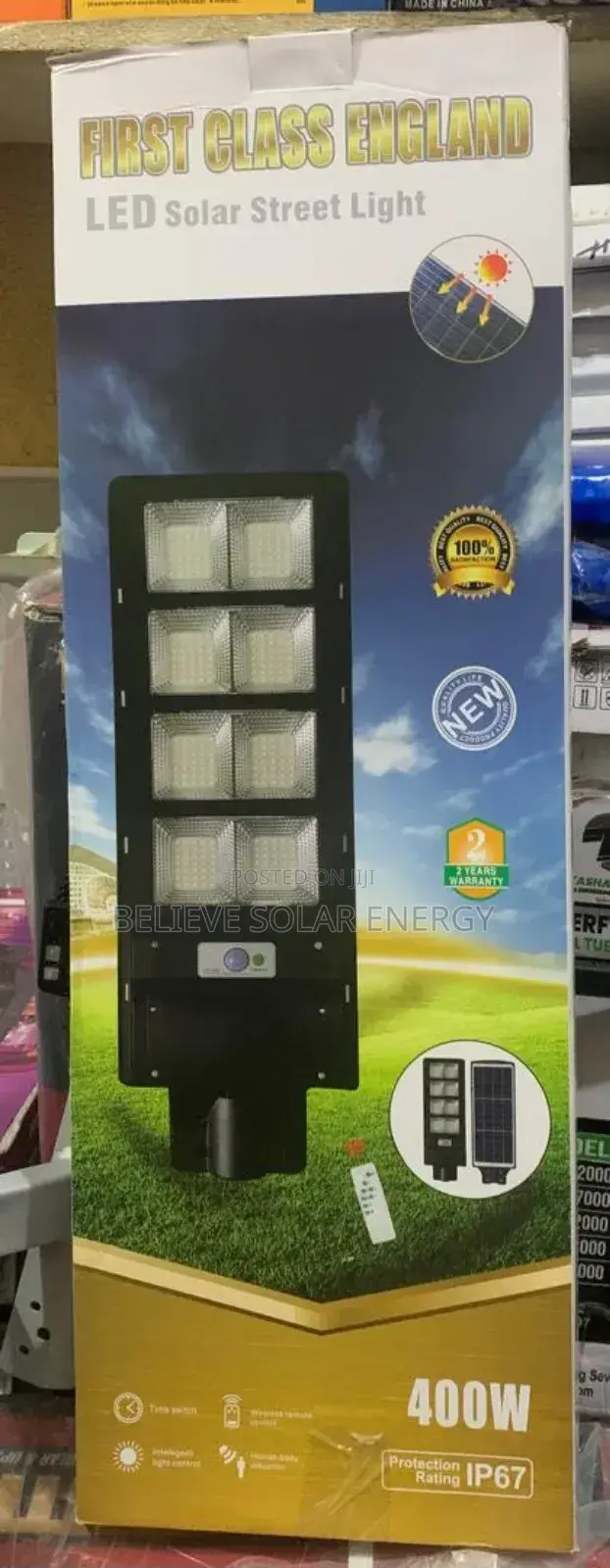 400 Watts LED Solar Street Light