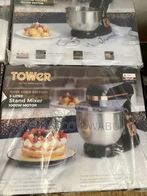 Tower Rose Gold Edition 5litres Stand Mixer 1000watts.