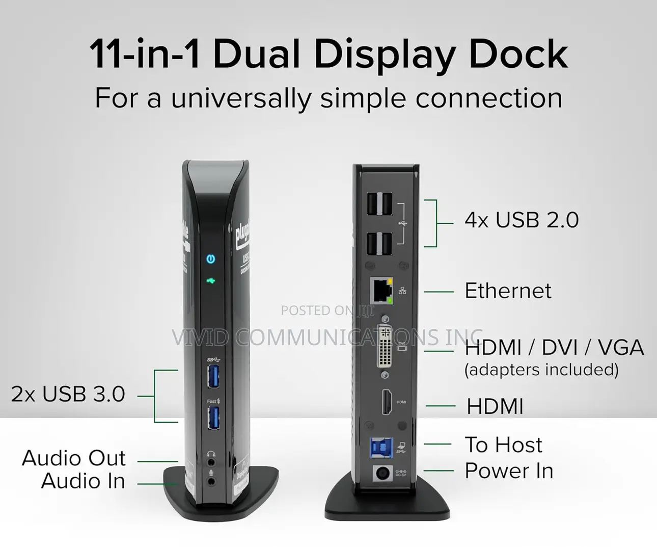 Plugable USB 3.0 Universal Laptop Docking Station