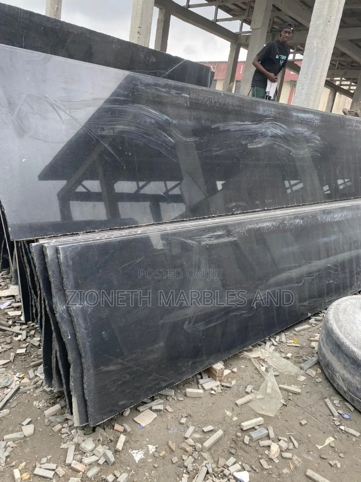 Absolute Black Granite Slab