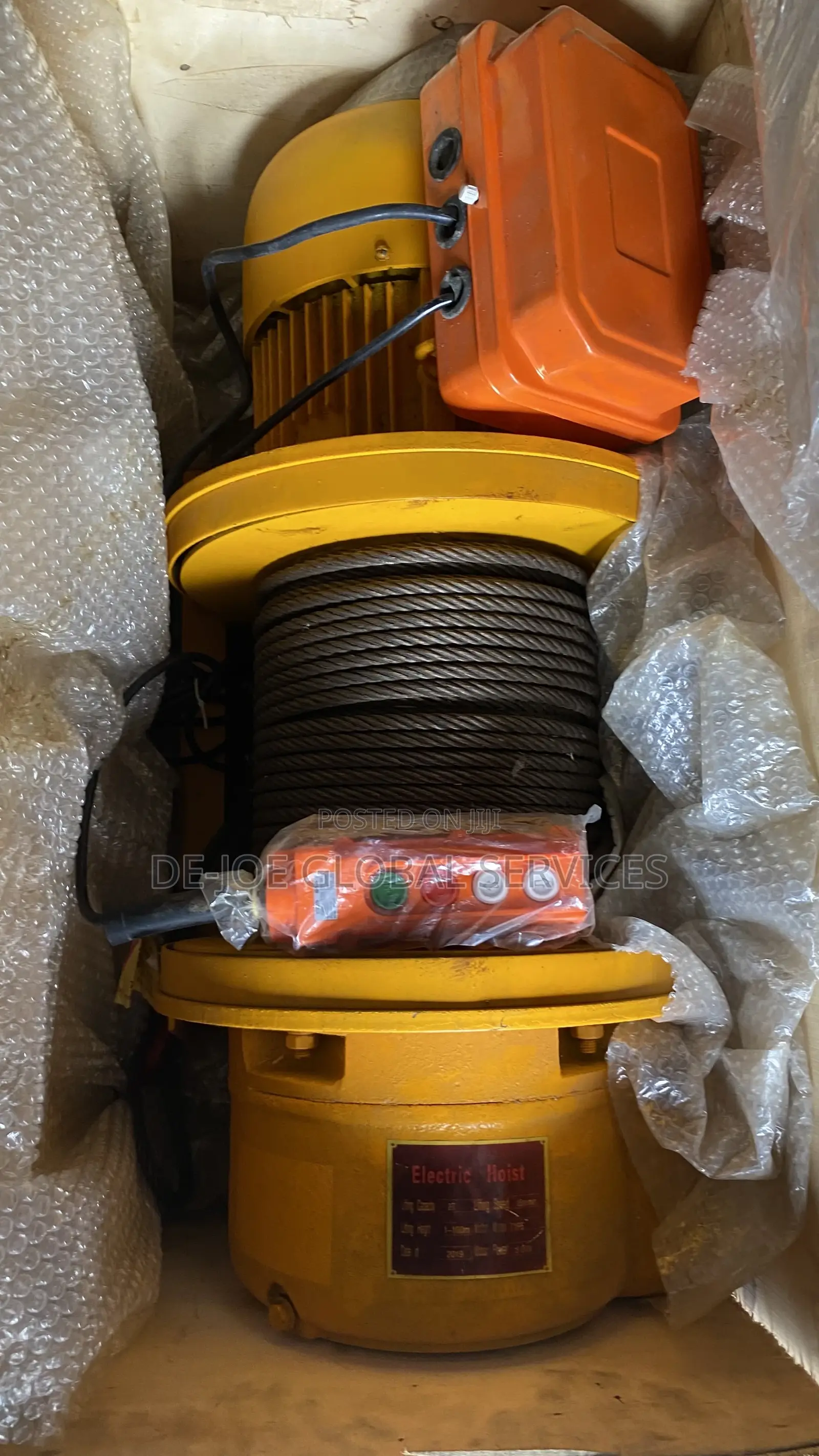 2ton Electric Wirerope Winch, for Pulling and Lifting