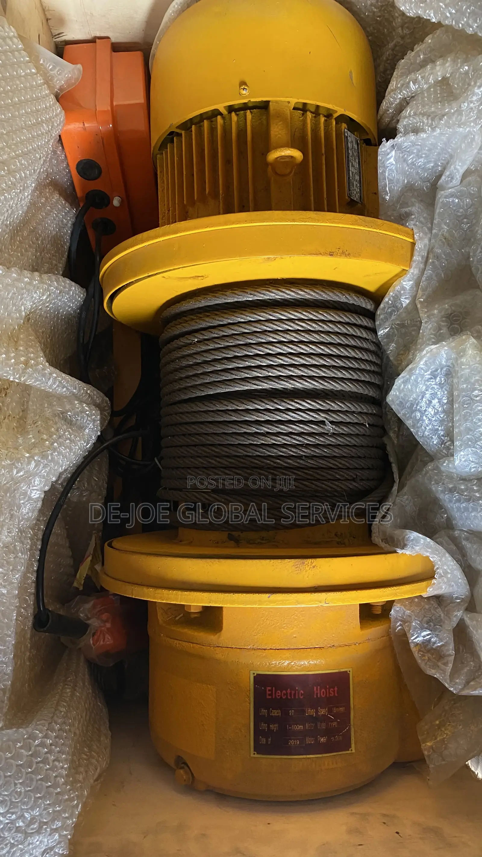 2ton Electric Wirerope Winch, for Pulling and Lifting