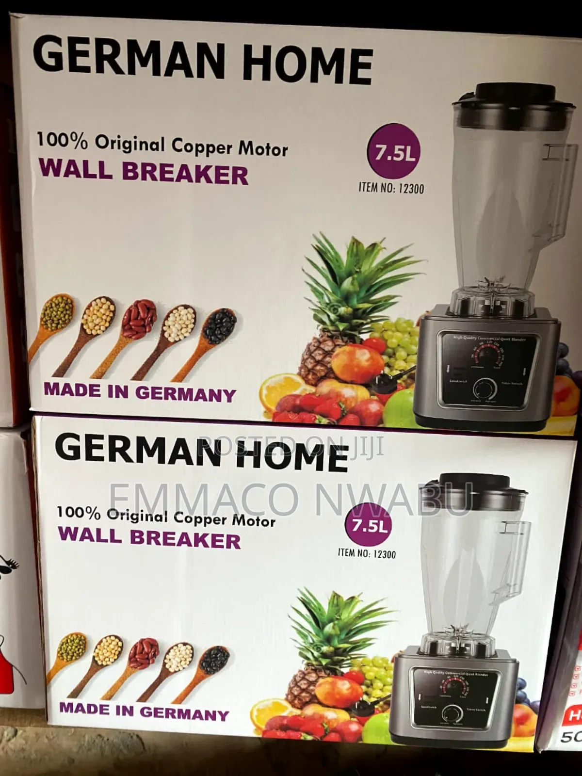 German Home Commercial 7.5litres Blender.