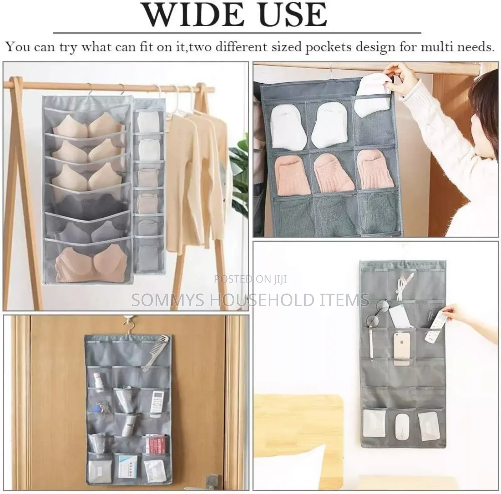 Double Sided Undies Wardrobe Organizer
