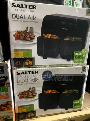 SALTER Dual Air Double Door Airfryer Oven 9litres
