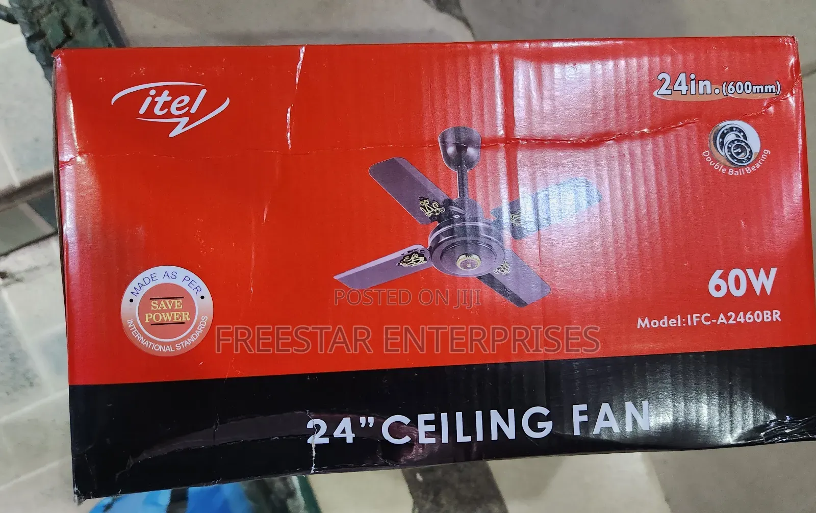 Itel Ceiling Fan. Itel 24" Ceiling Fan.
