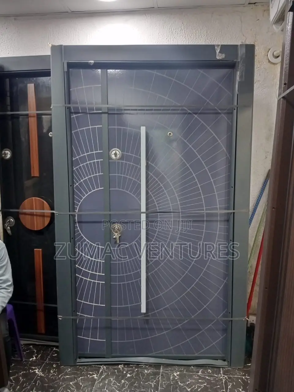 4ft Gray Colour Turkish Security Door