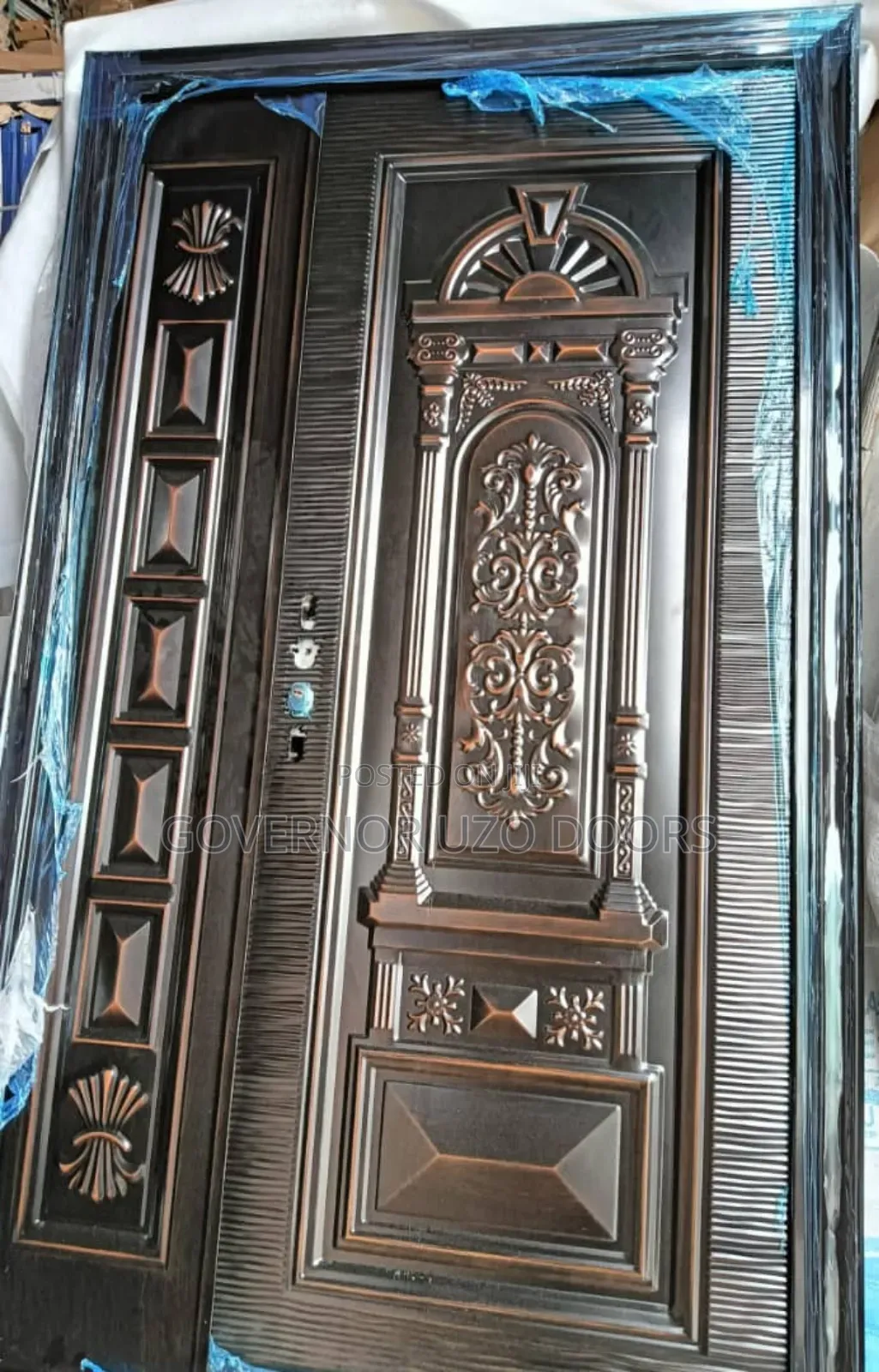 Italian Copper Security Door