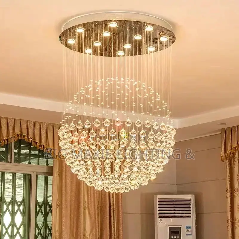 Luxury Crystal LED Raindrops Chandelier