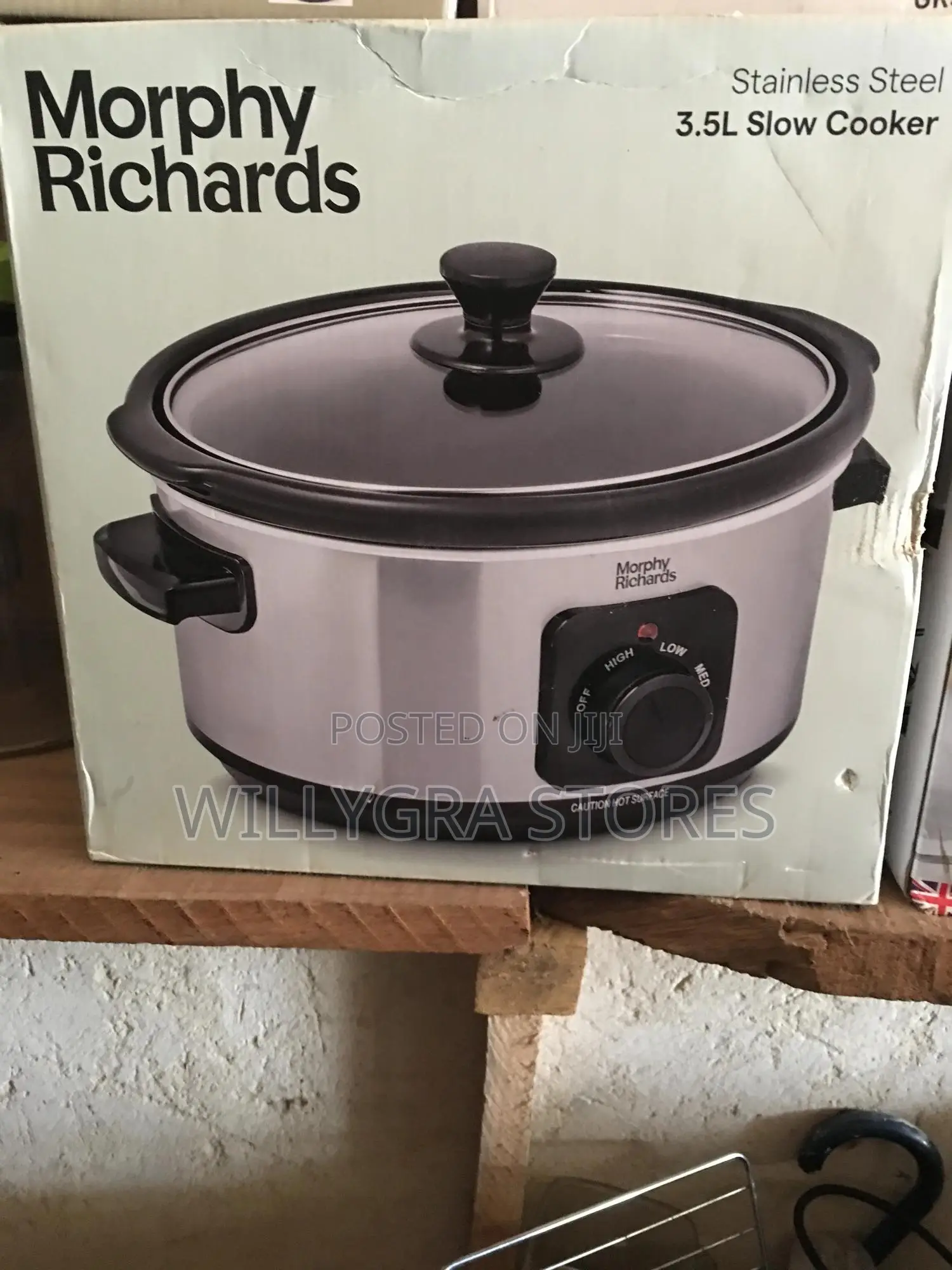Morphy Richards Stainless Steel 3.5l Slow Cooker