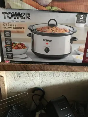 Tower 3.5 Litre Stainless Steel Slow Cooker