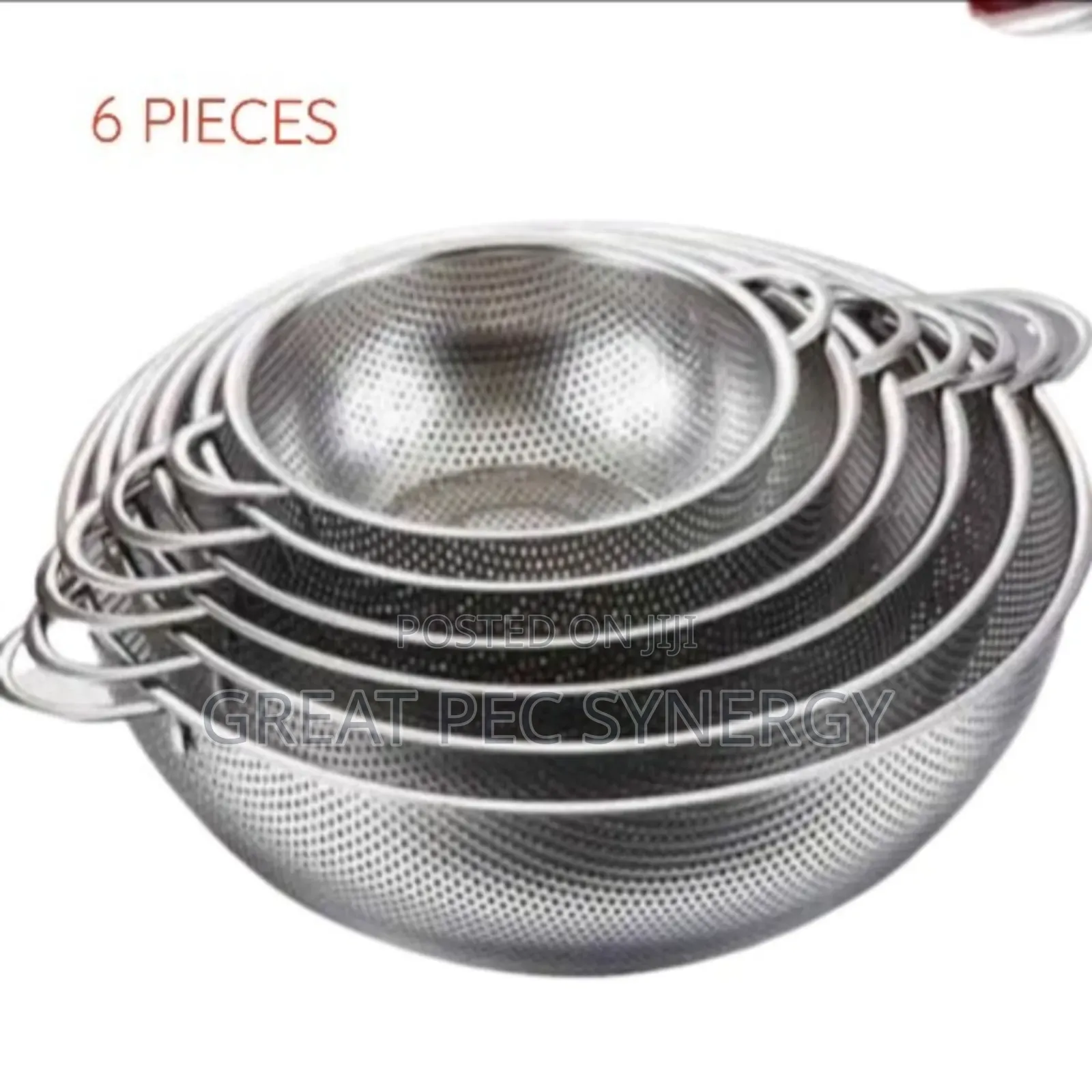 Stainless Sieve Set - Colander (6 Pieces)