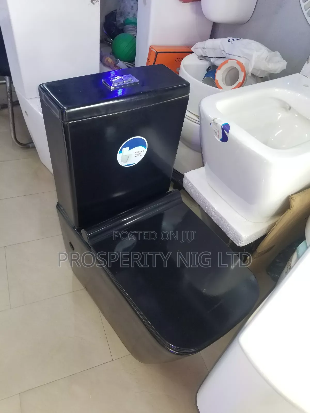 England Coloured Top Flush WC