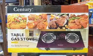 Century 2-Burner Glass Top Infrared Gas Cooker